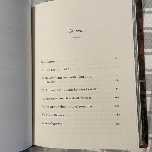 The Last Lecture - a Book by Randy Pausch - Picture 4 of 5